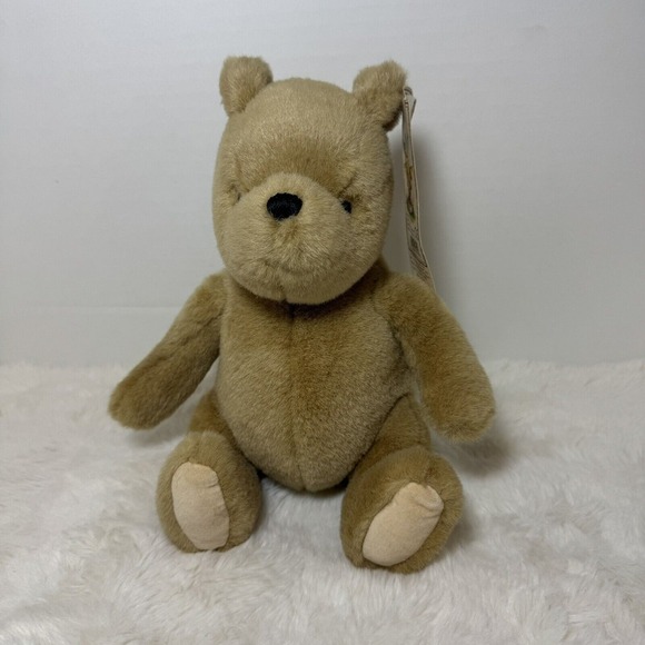 NWT Vintage Disney Classic Winnie the Pooh by Gund Sitting Plush Stuffed Animal - Picture 1 of 7